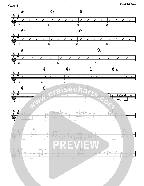 You're A Grand Old Flag Trumpet 3 (Denver Bierman)