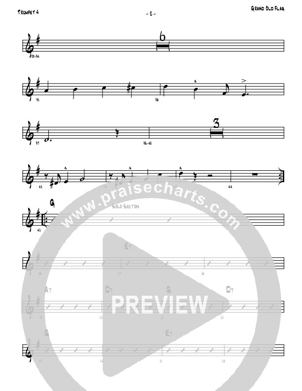 You're A Grand Old Flag Trumpet (Denver Bierman)