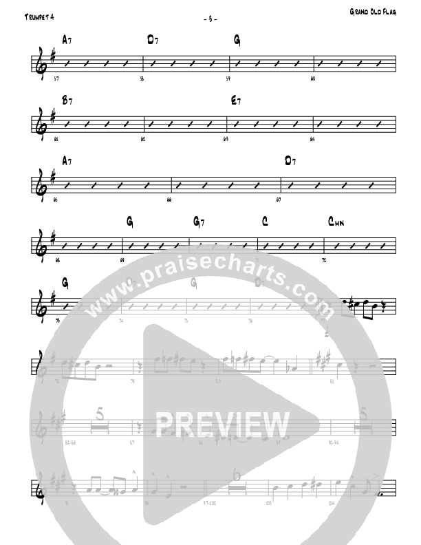 You're A Grand Old Flag Trumpet (Denver Bierman)