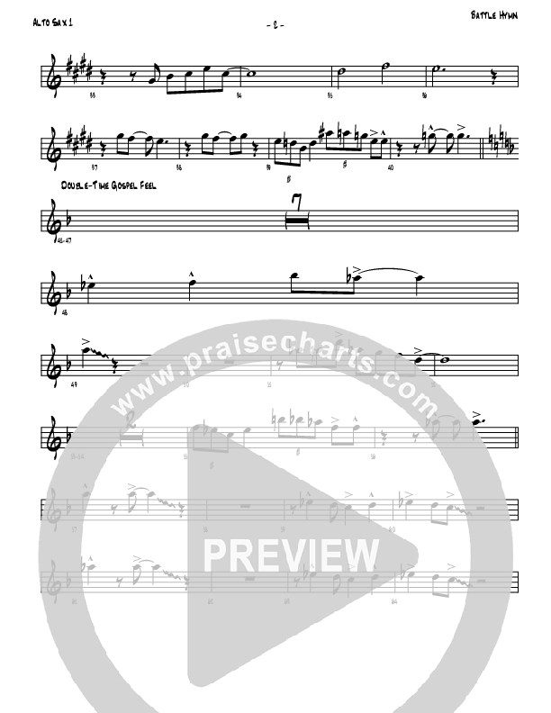 Battle Hymn Of The Republic Alto Sax 1/2 (Denver Bierman)