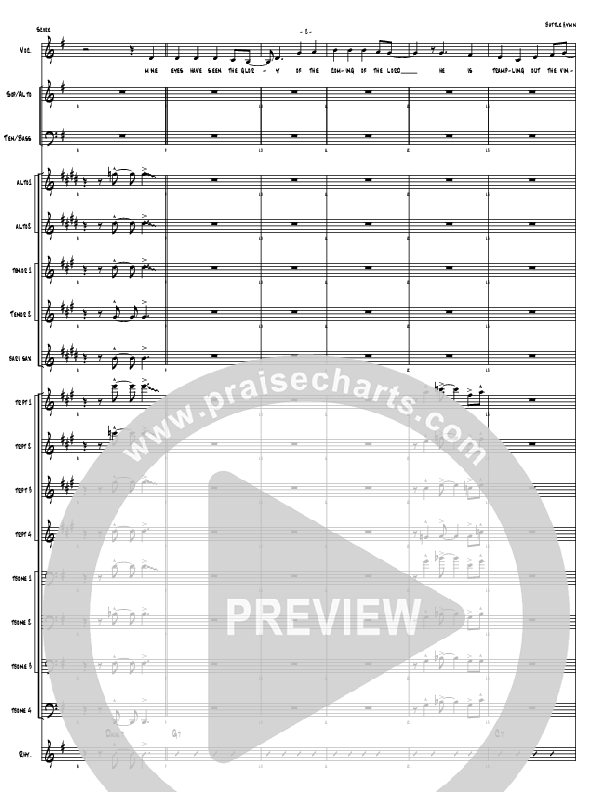 Battle Hymn Of The Republic Conductor's Score (Denver Bierman)