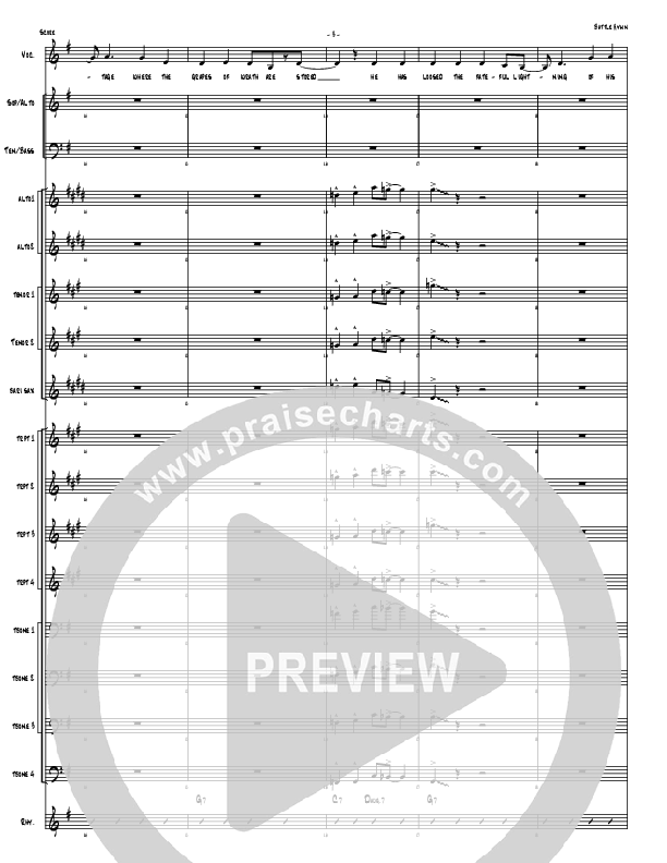 Battle Hymn Of The Republic Conductor's Score (Denver Bierman)