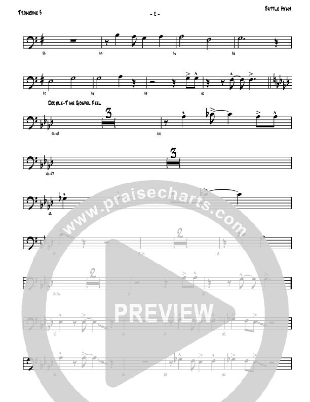 Battle Hymn Of The Republic Trombone 3 (Denver Bierman)