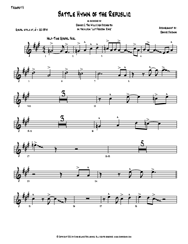Battle Hymn Of The Republic Trumpet 3 (Denver Bierman)