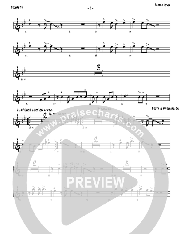 Battle Hymn Of The Republic Trumpet 3 (Denver Bierman)