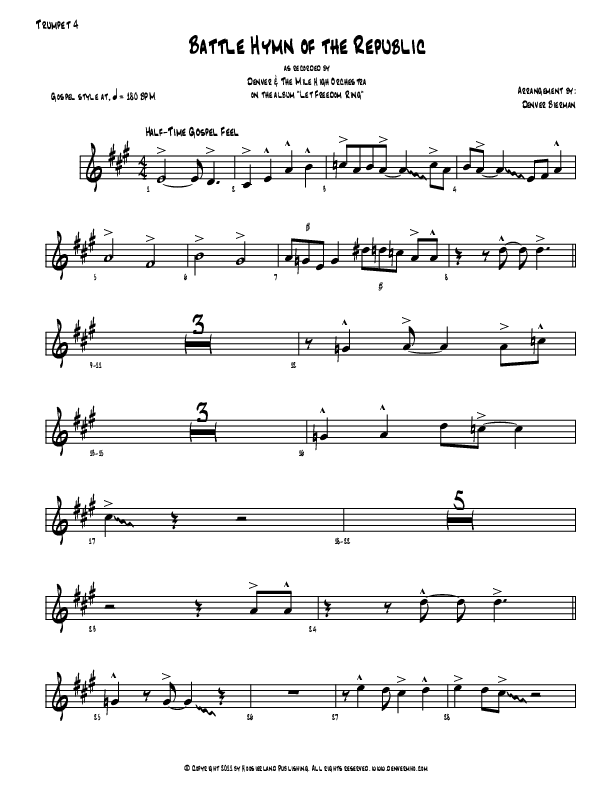 Battle Hymn Of The Republic Trumpet (Denver Bierman)