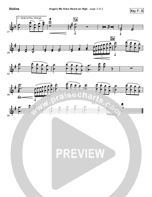 Angels We Have Heard On High Violins (Traditional Carol / PraiseCharts)