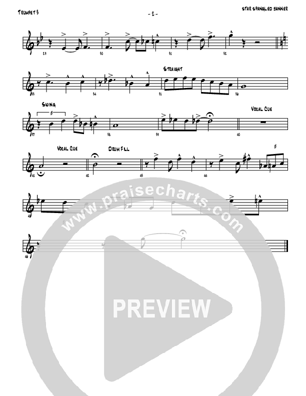 Star Spangled Banner Trumpet 3 (Denver Bierman)