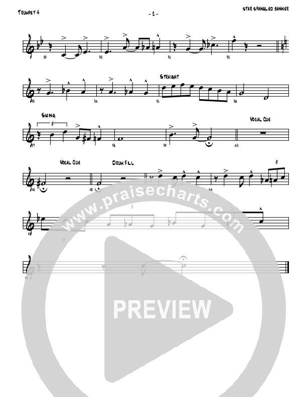 Star Spangled Banner Trumpet (Denver Bierman)