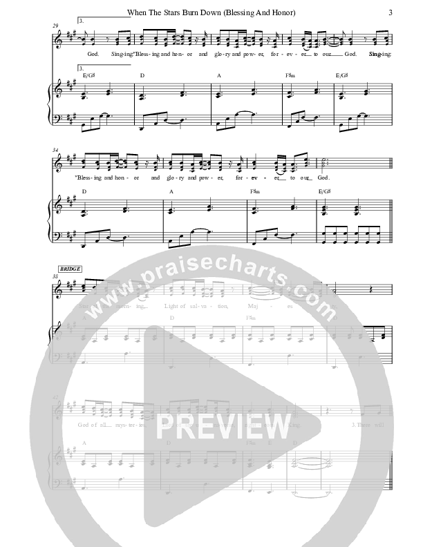 When The Stars Burn Down Piano/Vocal (Jennie Riddle / People & Songs)