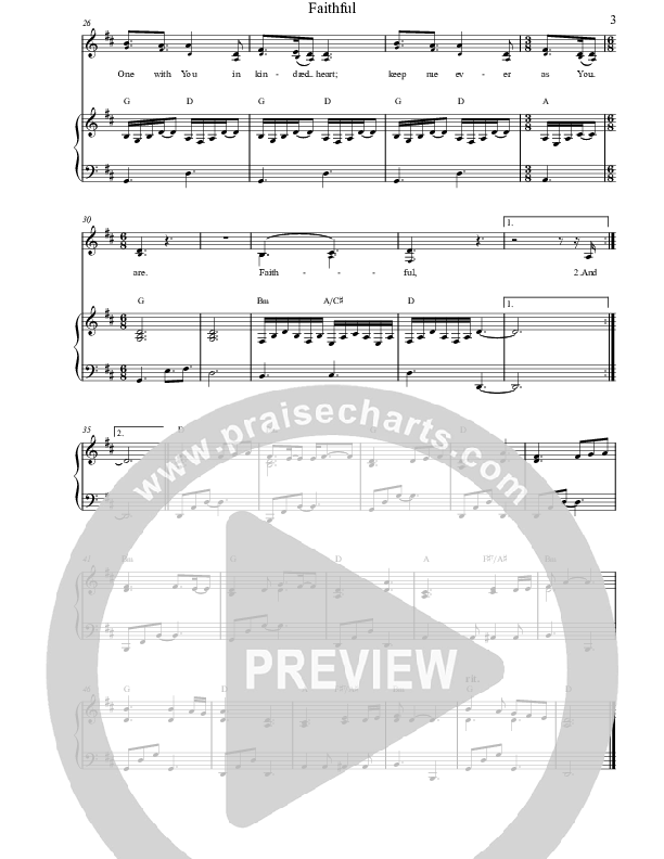 Faithful Lead & Piano (Jennie Riddle / People & Songs)