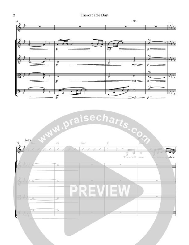 Inescapable Day Conductor's Score (Jennie Riddle / People & Songs)
