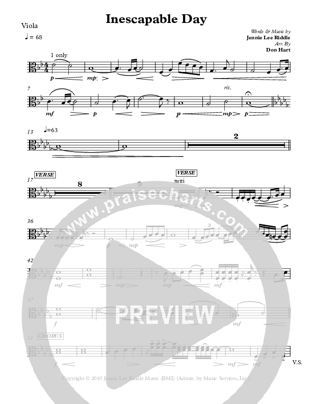 Inescapable Day Viola (Jennie Riddle / People & Songs)