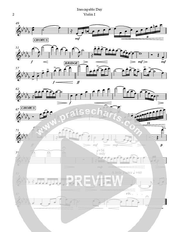 Inescapable Day Violin 1 (Jennie Riddle / People & Songs)