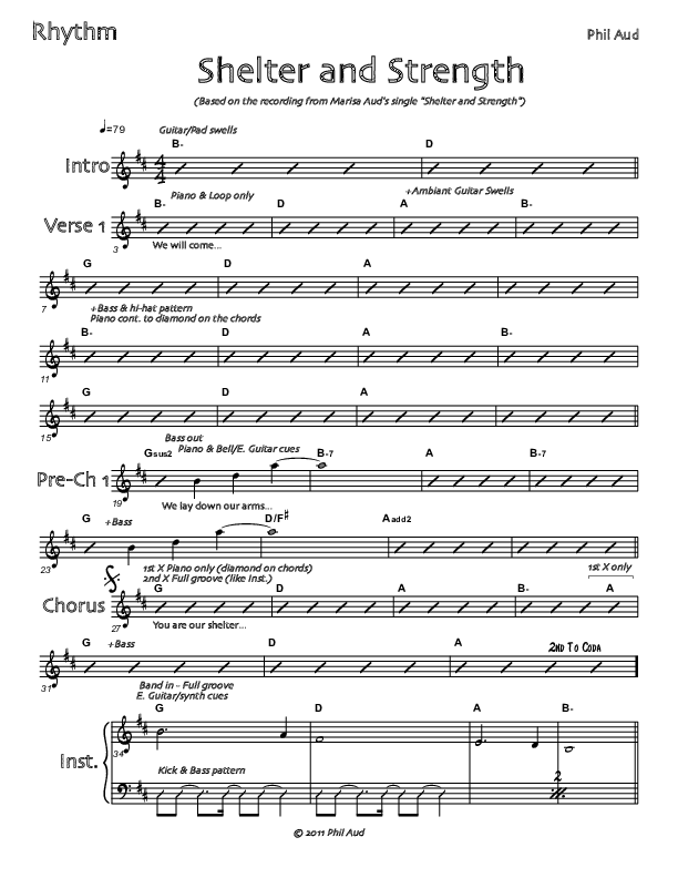 Shelter And Strength Rhythm Chart (Marisa Aud)