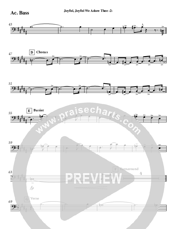 Joyful Joyful (Instrumental) Acoustic Guitar (Jeff Anderson)