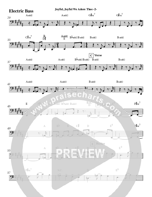 Joyful Joyful (Instrumental) Electric Guitar (Jeff Anderson)