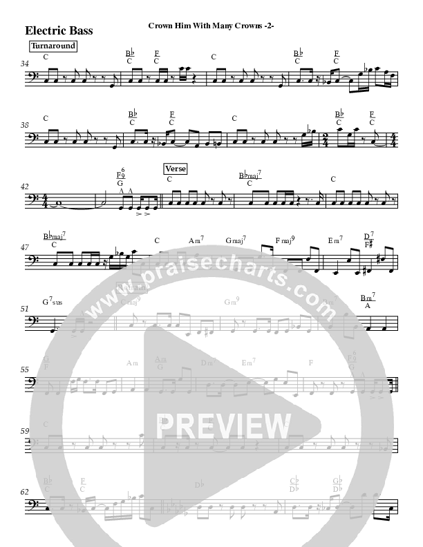 Crown Him (Instrumental) Electric Guitar (Jeff Anderson)