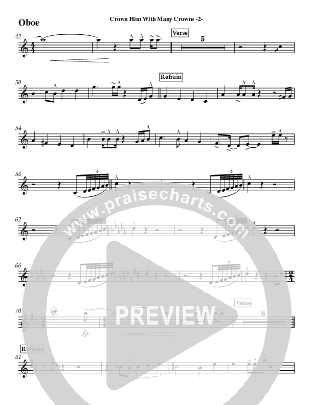 Crown Him (Instrumental) Oboe (Jeff Anderson)