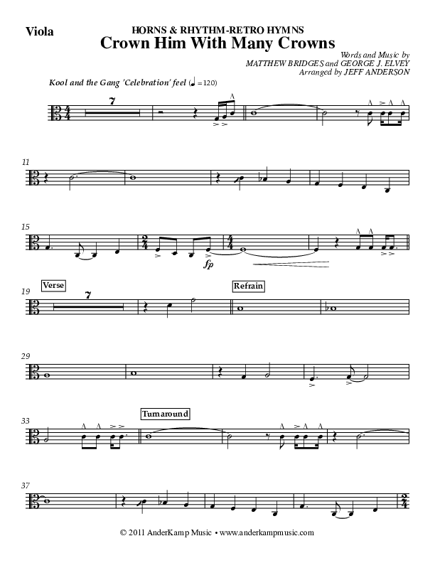 Crown Him (Instrumental) Viola (Jeff Anderson)