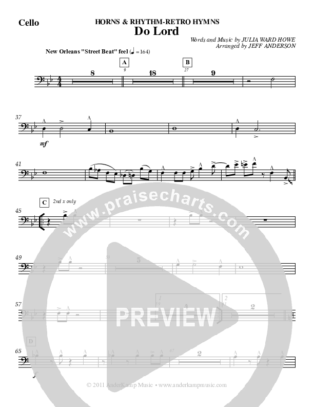 Do Lord (Instrumental) Cello (Jeff Anderson)