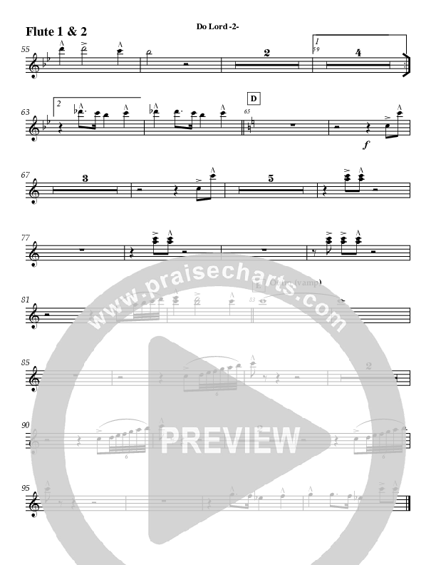 Do Lord (Instrumental) Flute 1/2 (Jeff Anderson)