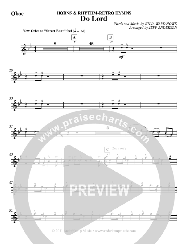 Do Lord (Instrumental) Oboe (Jeff Anderson)