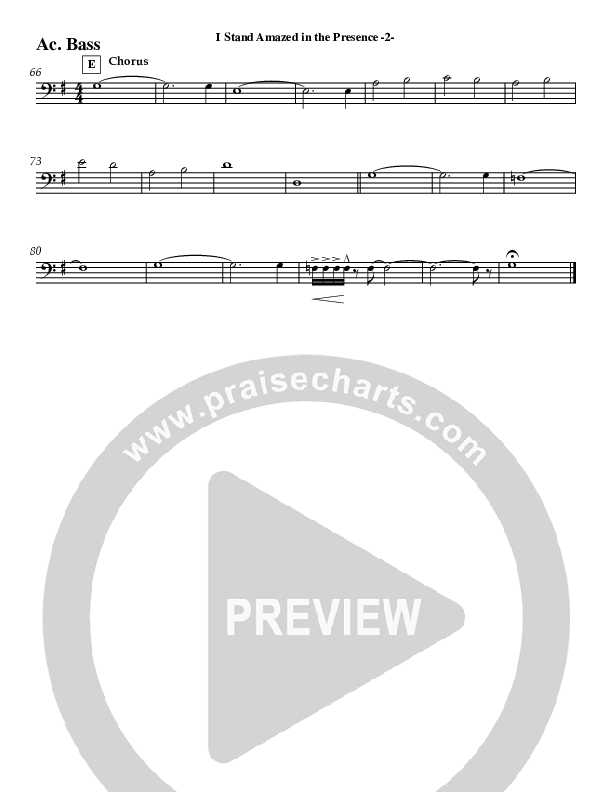 I Stand Amazed Bass Guitar (Jeff Anderson)