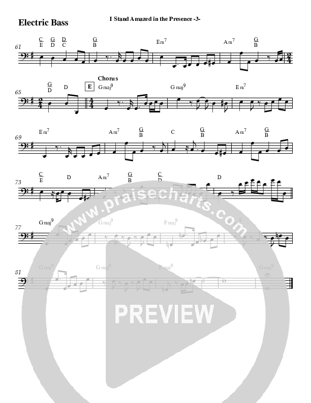 I Stand Amazed Electric Guitar (Jeff Anderson)