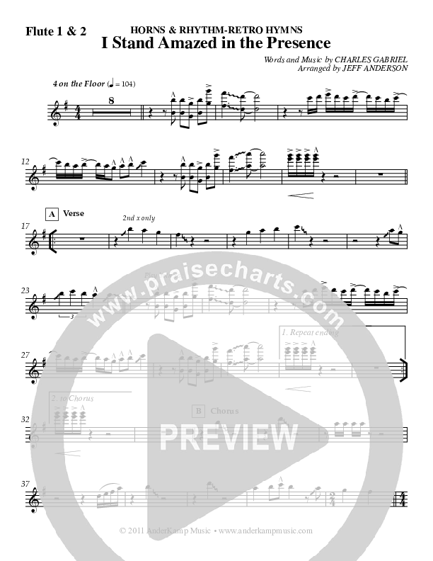 I Stand Amazed Flute 1/2 (Jeff Anderson)