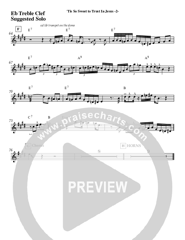 Tis So Sweet Eb Instruments (Jeff Anderson)