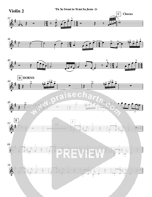 Tis So Sweet Violin 2 (Jeff Anderson)