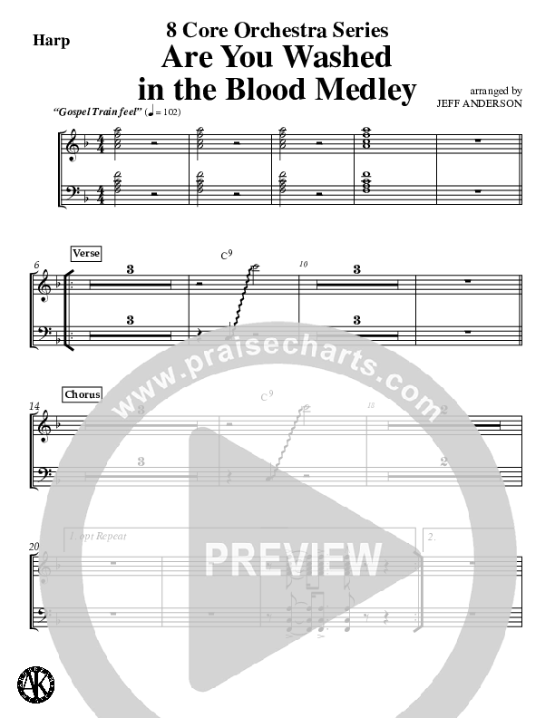 Are You Washed In The Blood Medley (Instrumental) Harp (Jeff Anderson)
