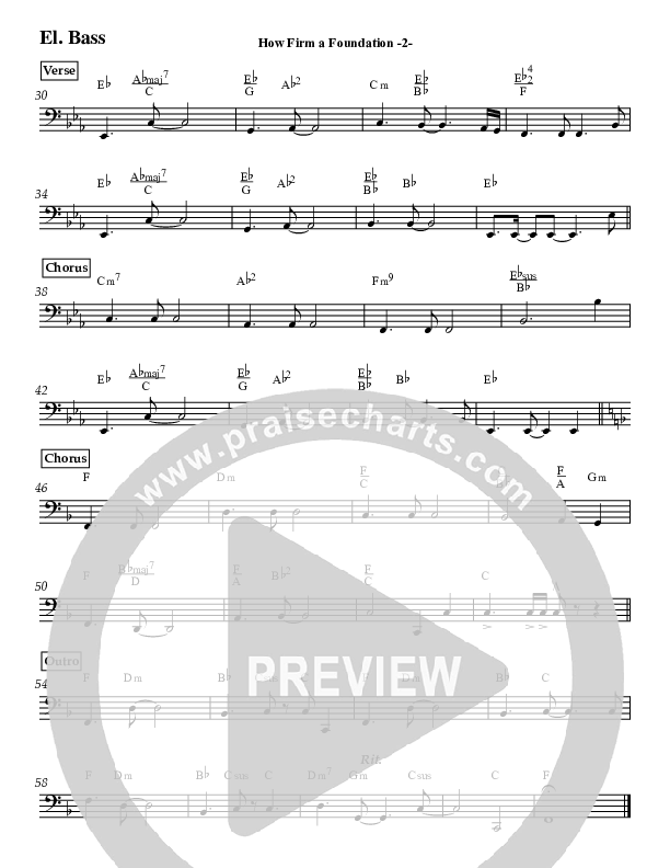 How Firm A Foundation (Instrumental) Electric Guitar (Jeff Anderson)