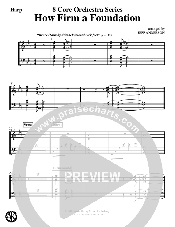 How Firm A Foundation (Instrumental) Harp (Jeff Anderson)
