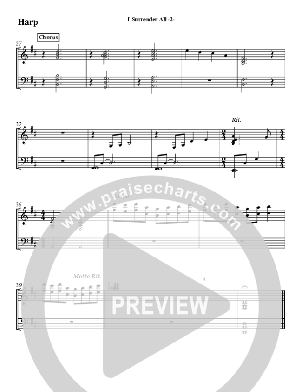 I Surrender All (Instrumental) Harp (Jeff Anderson)