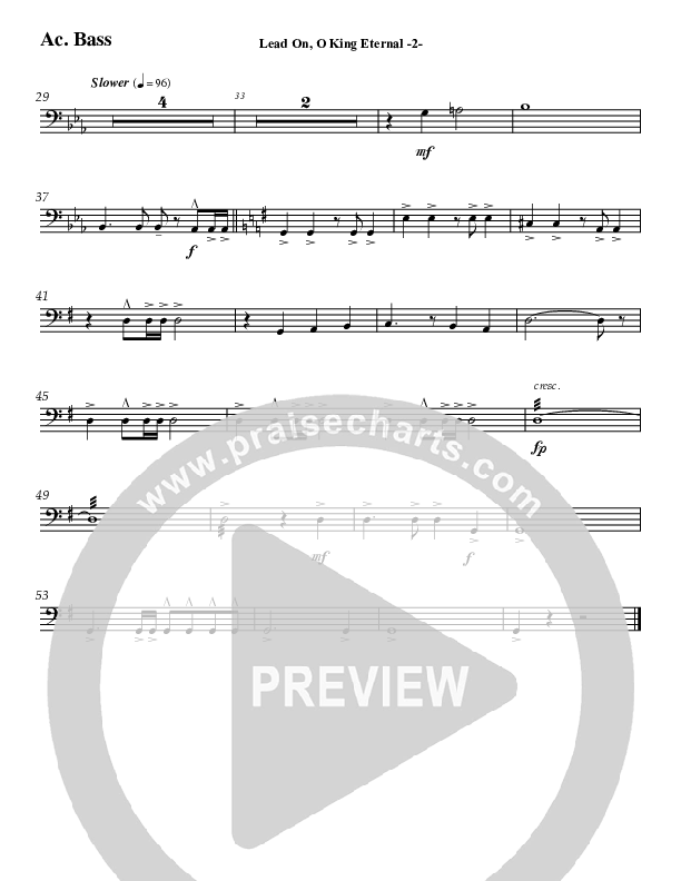 Lead On O King Eternal (Instrumental) Bass Guitar (Jeff Anderson)