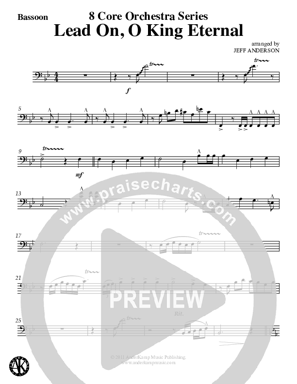 Lead On O King Eternal (Instrumental) Bassoon (Jeff Anderson)