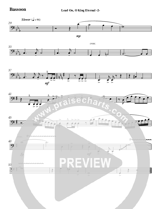 Lead On O King Eternal (Instrumental) Bassoon (Jeff Anderson)