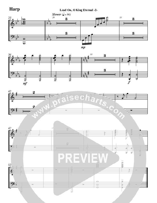 Lead On O King Eternal (Instrumental) Harp (Jeff Anderson)