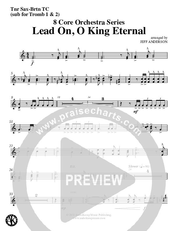 Lead On O King Eternal (Instrumental) Timpani (Jeff Anderson)