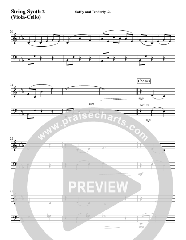 Softly And Tenderly Synth Strings (Jeff Anderson)