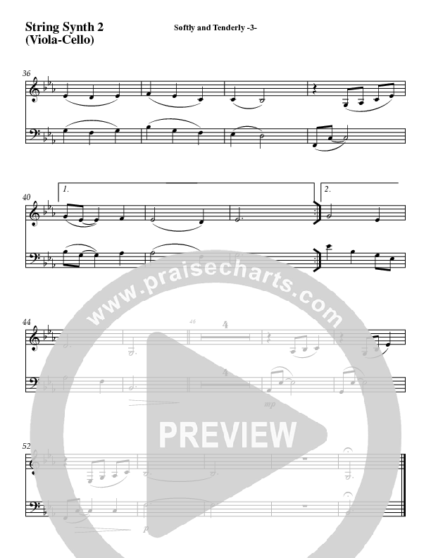 Softly And Tenderly Synth Strings (Jeff Anderson)