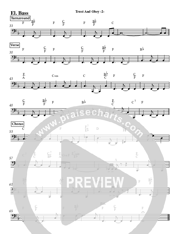 Trust And Obey Electric Guitar (Jeff Anderson)