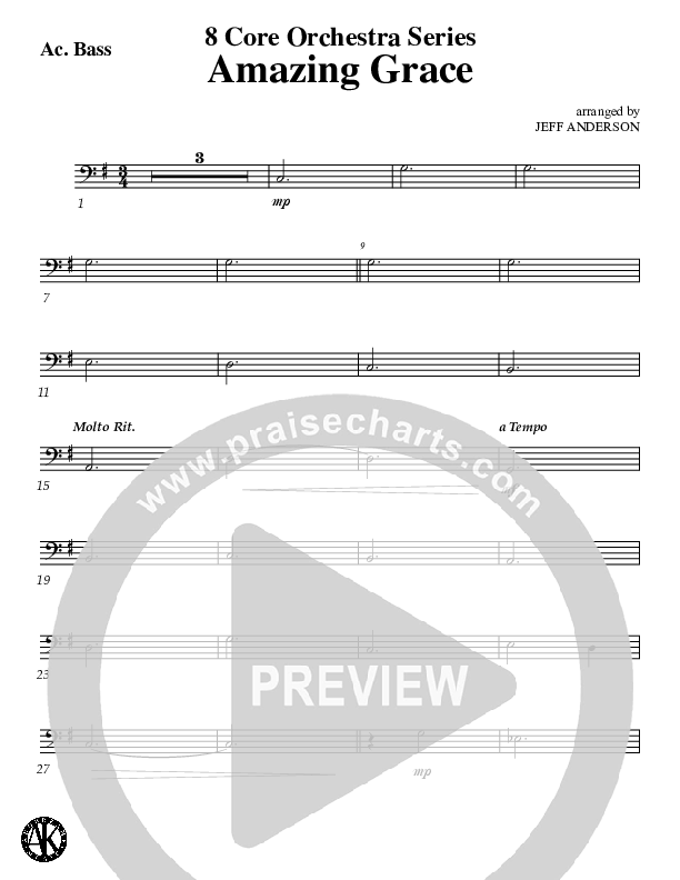 Amazing Grace (Instrumental) Acoustic Guitar (Jeff Anderson)