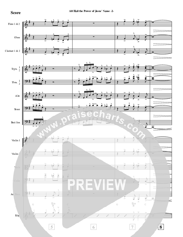 All Hail The Power (Instrumental) Conductor's Score (Jeff Anderson)