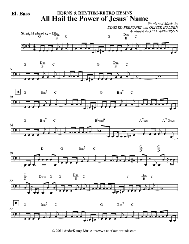 All Hail The Power (Instrumental) Electric Guitar (Jeff Anderson)