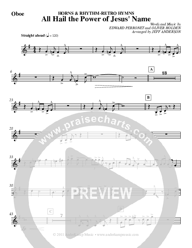 All Hail The Power (Instrumental) Oboe (Jeff Anderson)