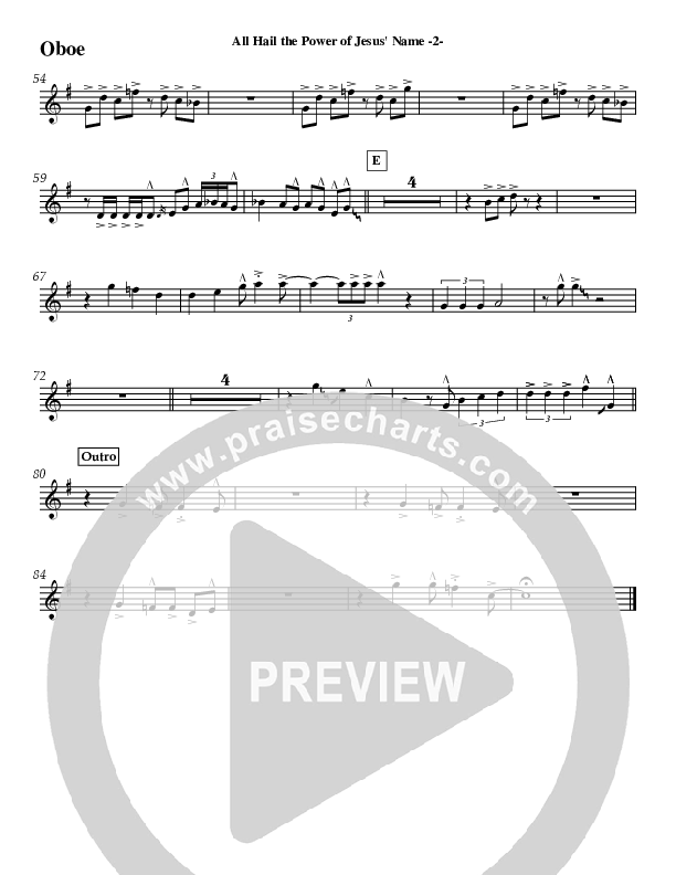 All Hail The Power (Instrumental) Oboe (Jeff Anderson)