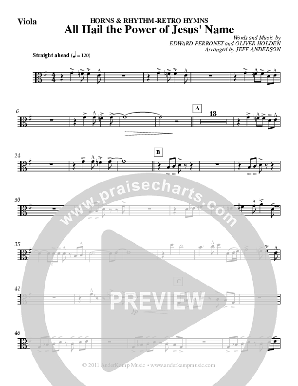 All Hail The Power (Instrumental) Viola (Jeff Anderson)